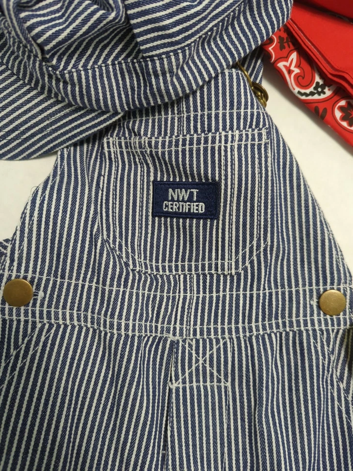 Aeromax Jr. Traje de ingeniero de tren, talla 18 meses Foto 3 de 4