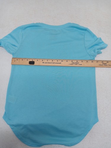 Disney Girls Mickey Mouse "Stay Kind" Medium 7-9 Blue Short-Sleeve T-shirt - Picture 9 of 13