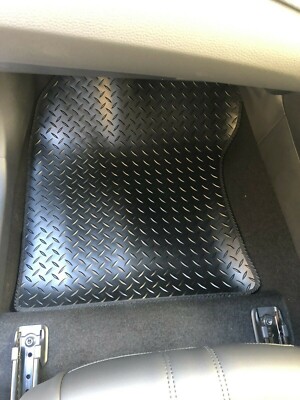 Toyota Corolla Estate 2019-2024 Rubber Car Mats (3-Piece Set) - Black Tailored Taxi Spec - View #3
