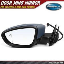 Electric Door Wing Mirror Passenger Side for VW Beetle 12-18 Heated Blind Spot