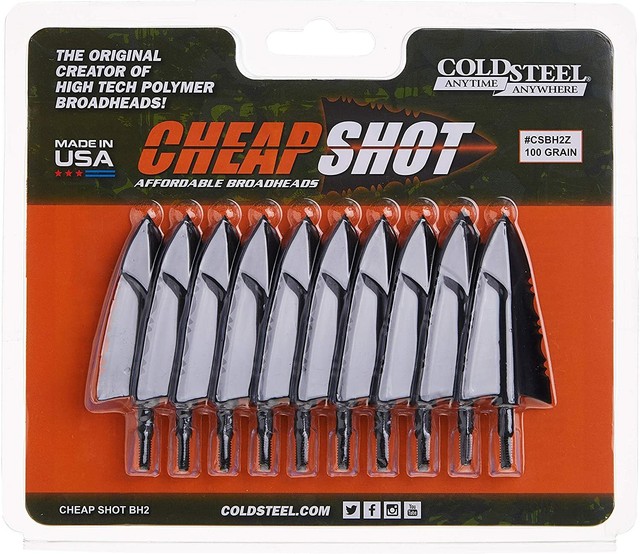 Cold Steel Cheap Shot Bh2 CP 10 Broadheads for sale online eBay