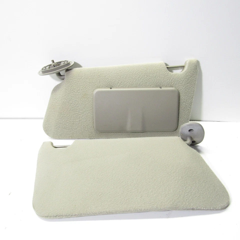 2000-2005 Pontiac Grand Am Gray Sun Visor LH RH Driver Passenger OEM Mirror - Image 2 of 4