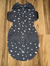 Happiest Baby Sleep Sack Planet Print Size Large Gray EUC