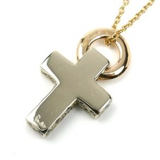 Collana Pomellato Croce Diamanti Oro Giallo e Rosa 18K