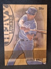 2024 Topps Update Series - Heavy Lumber George Brett #HL-54 Wood Card Royals