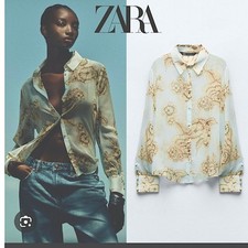 ZARA FLORAL PRINT SHIRT