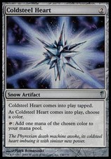 Coldsteel Heart -Foil Heavy Play MTG Coldsnap