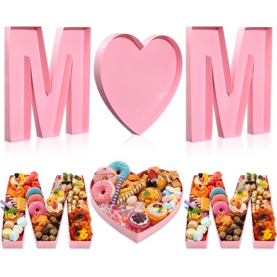 13.7'' Mom Cardboard Letter Set for Charcuterie Mother's Day Party Birthday Gi...
