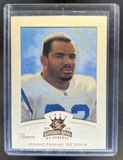 2002 Donruss Gridiron Kings Dwight Freeney Bronze Rookie RC #139 Colts