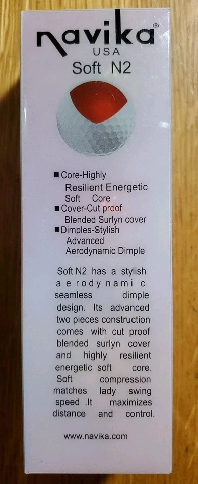 Pelotas de golf Navika EE. UU. True Performance surtidas metálicas rojas verdes doradas suaves N2 Foto 2 de 4