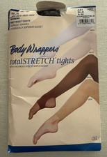 Body Wrappers Adults A81 Total Stretch Tights S-M Tights Tan Dance Wear NIP