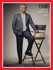 TIME Magazine Mag CEO of the Year Neal Mohan YouTube December 2025