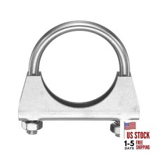 U Bolt Muffler Exhaust Clamp/2.01" 304 Stainless Steel U-Bolt Clamps 51mm