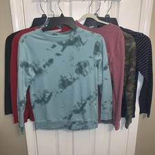  Set of 7 CAT  JACK Boys Size M 8-10 T-Shirts Long Sleeves - 1 Jean 6 Shirts