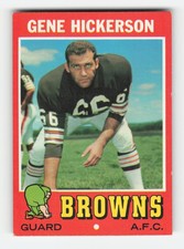 1971 Topps #36 Gene Hickerson Excellent