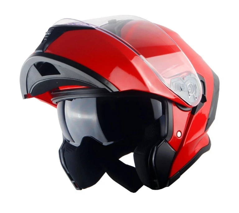1Storm Motorcycle Modular Full Face Helmet with Rechargeable LED Tail Light  X90 - Image 2 of 4