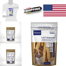 Enzymatic Dog Chews 30 Count for Dental Maintenance Beef Flavor 0.65 Pounds