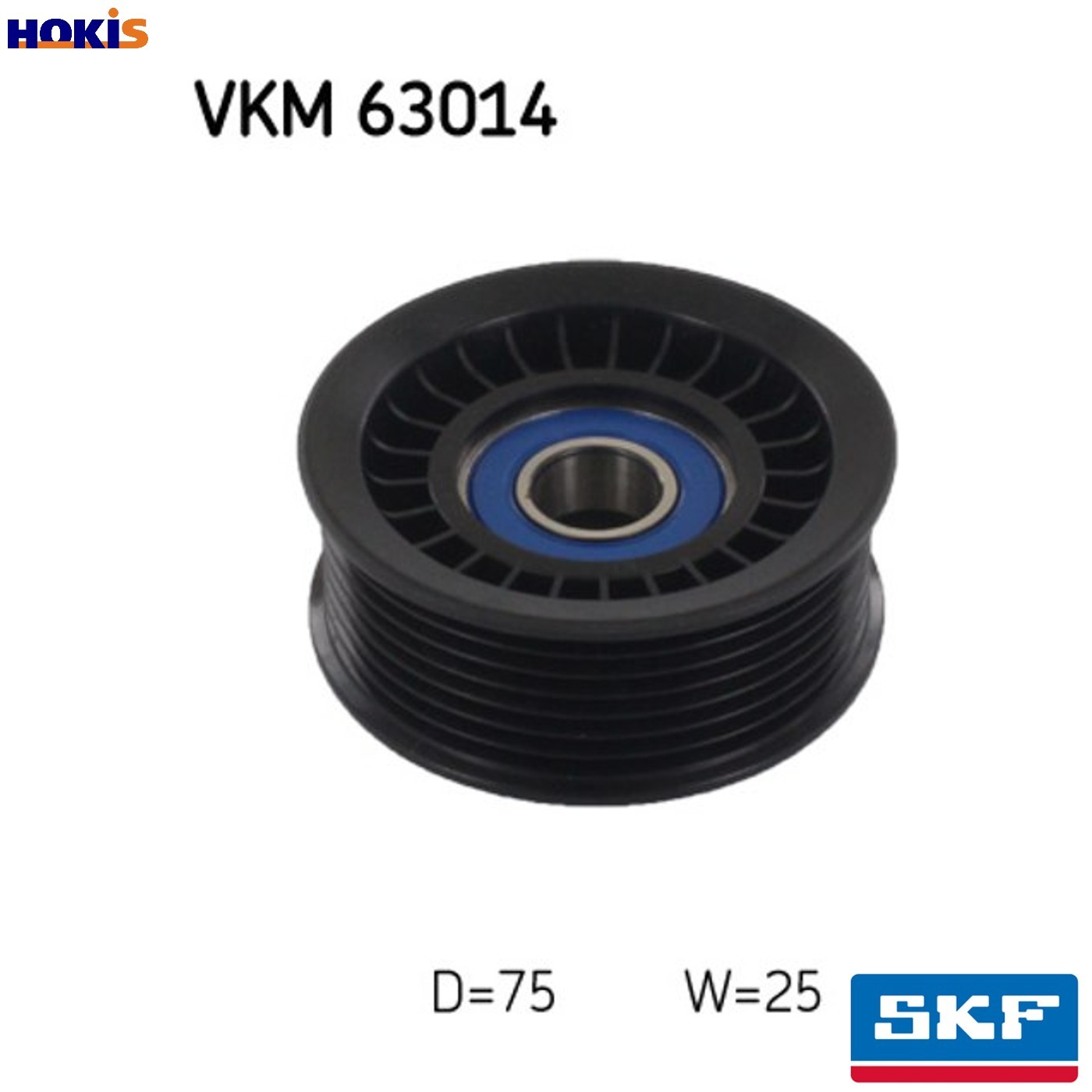 V-belt pulley VKM 63014 SKF for HONDA JEEP - Image 13