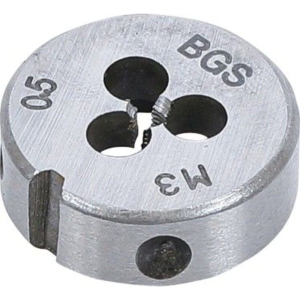 BGS Gewindeschneideisen M3X0,5X25Mm Werkzeugstahl GCR15 | 1900-M3X0.5-S-image