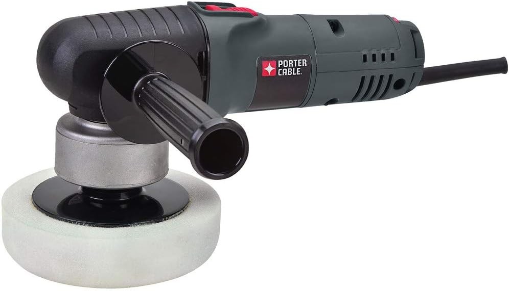 PORTER-CABLE Buffer Polisher, Car Polisher for Car Detailing, 6-Inch, Orbital, V