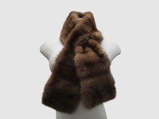 Women's SHOWROOM NEW Natural Pastel Mink Fur Scarf Collar