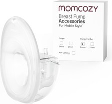 Breast Pump Collector Cups with 24mm Flange Replacement