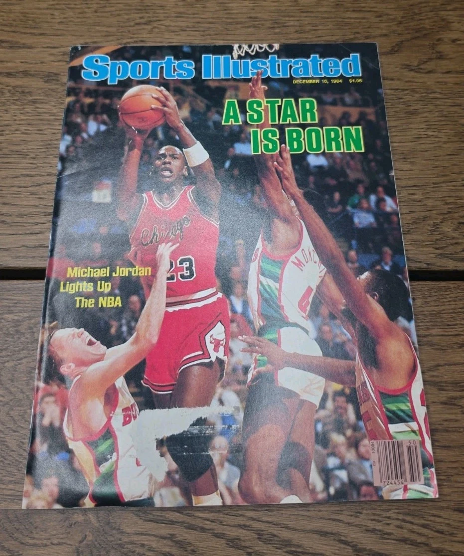 Michael Jordan Basketball Chicago Bulls Vintage Sports Magazines