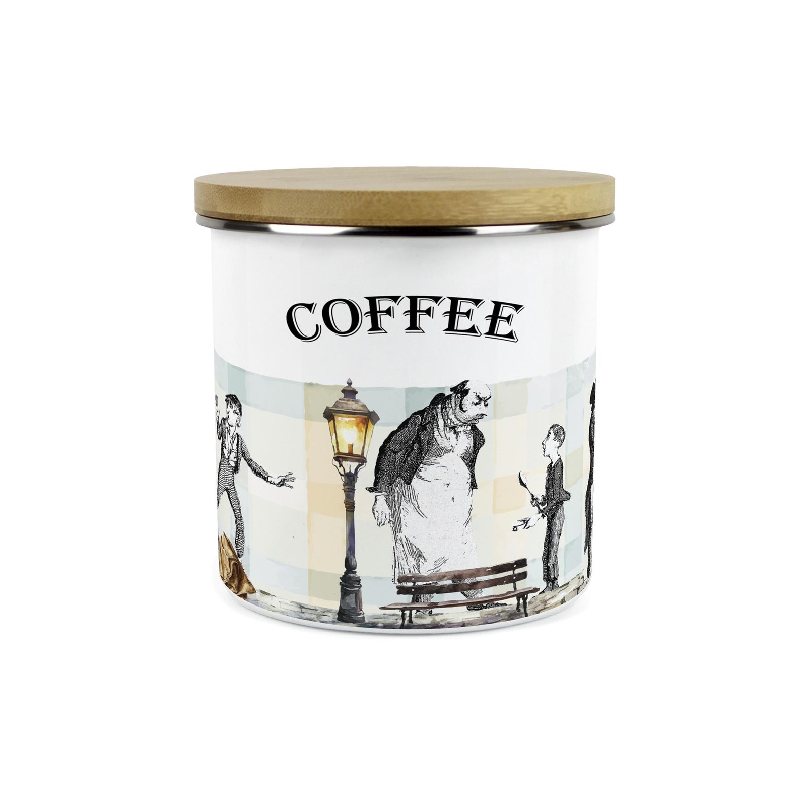 Purely Home Oliver Twist Large Kitchen Storage Canister - White / Large - Image 2