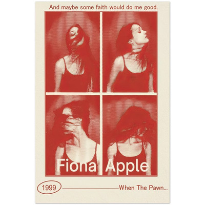 Fiona Apple When The Pawn 1999 Album Art Music Poster