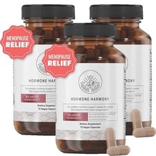 3 pcs Happy Mammoth Hormone Harmony Natural Hormonal Support for Women 72 Caps