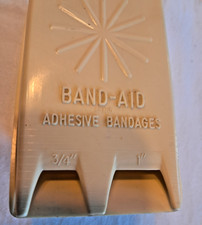 Vtg MCM Plastic Wall Mounted Band-Aid Dispens...