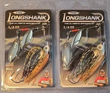 Lot of 2 "THE LONGSHANK" 1/4 oz Spinnerbait DWNN-BG ~ Bluegill ~