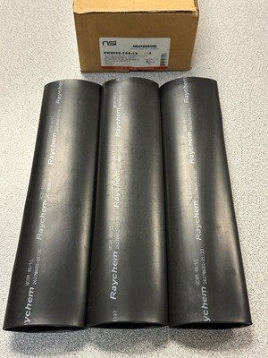 NEW Box of 3 NSI HWHS20-750-12 HEAVY WALL HEAT SHRINK 12'' 2/0 AWG - 750 MCM