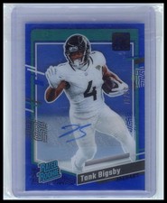 2023 Clearly Donruss #84 Tank Bigsby Rated Rookie Autographs Blue #/99