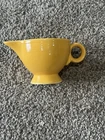 Yellow Fiestaware Gravy Boat Vintage Original (1936-1959)