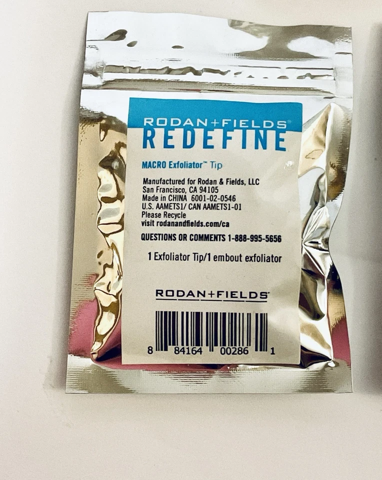 RODAN + FIELDS REDEFINE MACRO EXFOLIATOR (8) 冷却凝胶和 (3) TIPS 密封 — 第 2/4 张图片