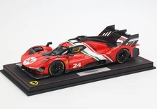 Ferrari 499P Modificata Rare #24 Livery with Display Case in 1:18 scale by BBR