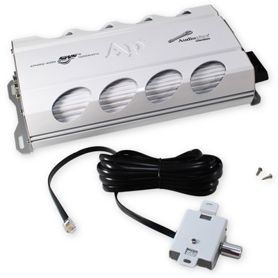 1300W 2-Ohm 4-Channel Mosfet Marine Mini Amplifier w/ Remote Bass Knob Audiopipe
