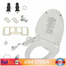 Smart Bidet Toilet Seat Cleaning 2 Nozzle Air Dryer Heated Seat Easy-Install
