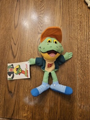 Kelloggs Honey Smacks Dig Em Frog Plush Stuffed Animal Breakfast Bunch w Tags 8''