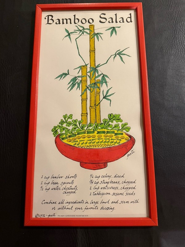 Bamboo Salad Recipe Print Soovia Janis By Pati 1972