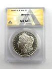 1880-S Morgan Silver Dollar ANACS MS63