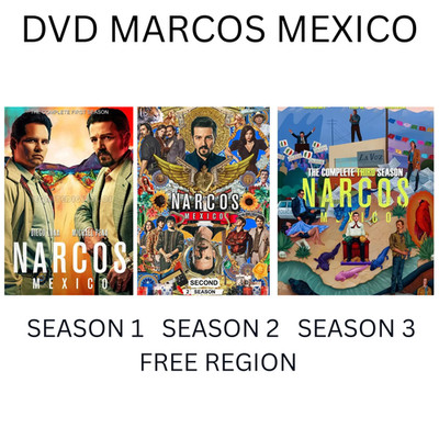 DVD Narcos : Mexico Complete TV Series Season 1-3 High Quality Region Free NEW