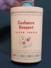 Vintage Cashmere Bouquet Talcum Powder Tin