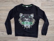 Kenzo Paris Tiger Embroidered Crewneck Sweatshirt Women  s Size S Designer