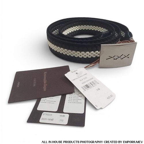 Ermenegildo Zegna Herren XXX Couture Elastischer Flechtgürtel Größe S 0188 - Bild 10 von 22