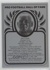 1988-2013 Pro Football Hall of Fame Metallic Billy Shaw HOF 0q3