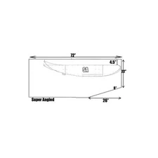 HRP STW0500B-SA-KIT 5X5 Flat Top Wing Kit W/ Countersunk Rivets