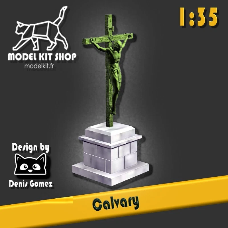 1:35 - Elément de décor - Calvaire by modelkit.fr