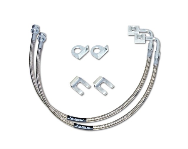 Rubicon Express Front Braided Stainless Steel Brake Line For 0715 Jeep